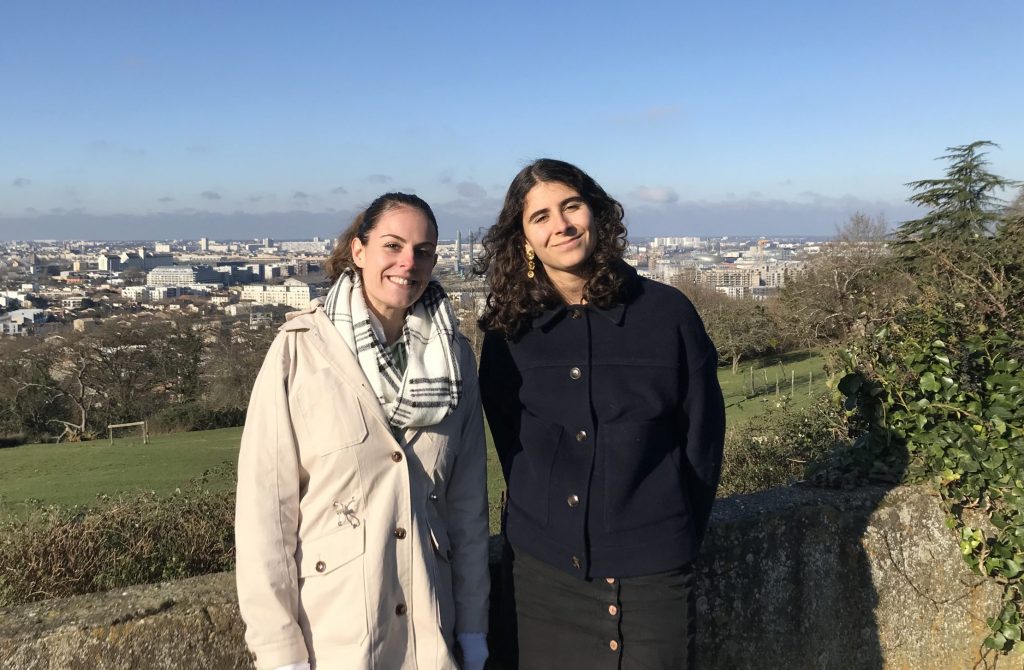 Ilona Bornazeau et Inès Henrio en photo